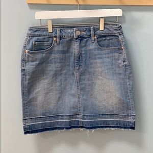 Loft Petite Denim Skirt
